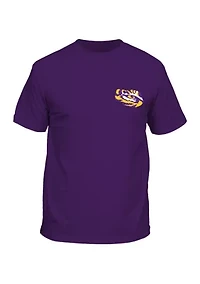 NCAA LSU Tigers Straight Hem Graphic T-Shirt