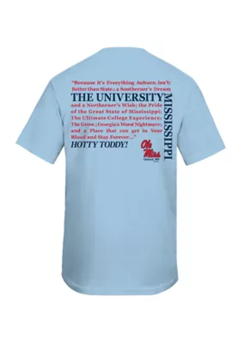 NCAA Ole Miss Rebels Straight Hem T-Shirt