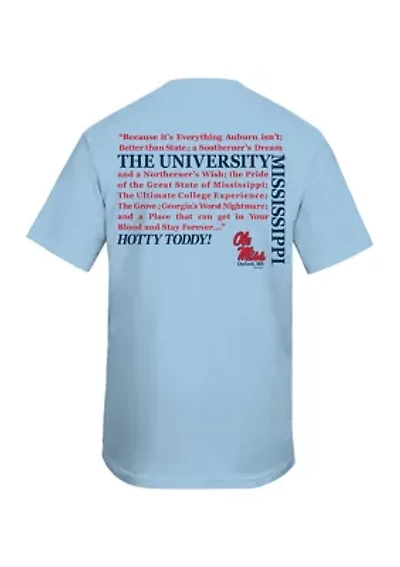 NCAA Ole Miss Rebels Straight Hem T-Shirt