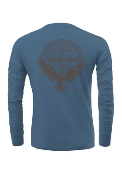 Men's Long Sleeve Habitat Graphic T-Shirt