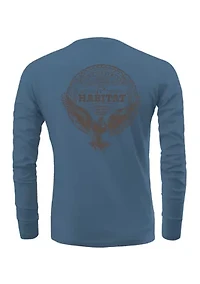 Men's Long Sleeve Habitat Graphic T-Shirt