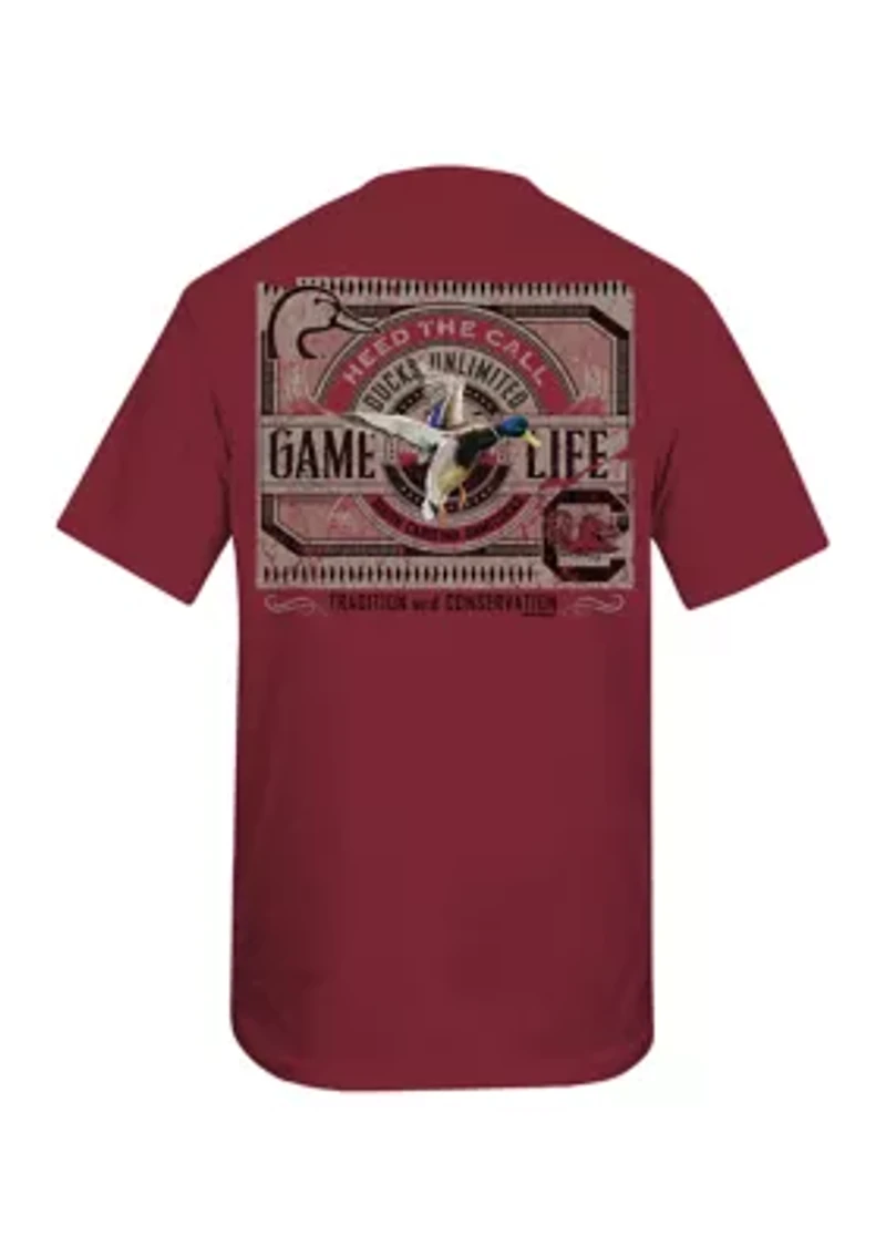 NCAA South Carolina Gamecocks Game Life Short Sleeve T-Shirt