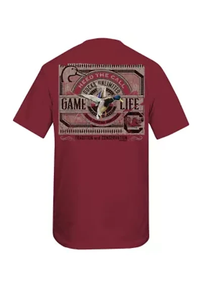 NCAA South Carolina Gamecocks Game Life Short Sleeve T-Shirt