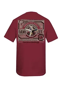 NCAA South Carolina Gamecocks Game Life Short Sleeve T-Shirt