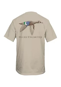 Men's Teal Wing Graphic T-Shirt
