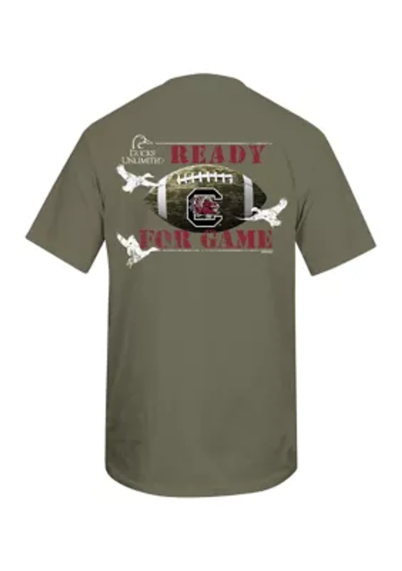 NCAA South Carolina Gamecocks Hunt Camo Short Sleeve T-Shirt