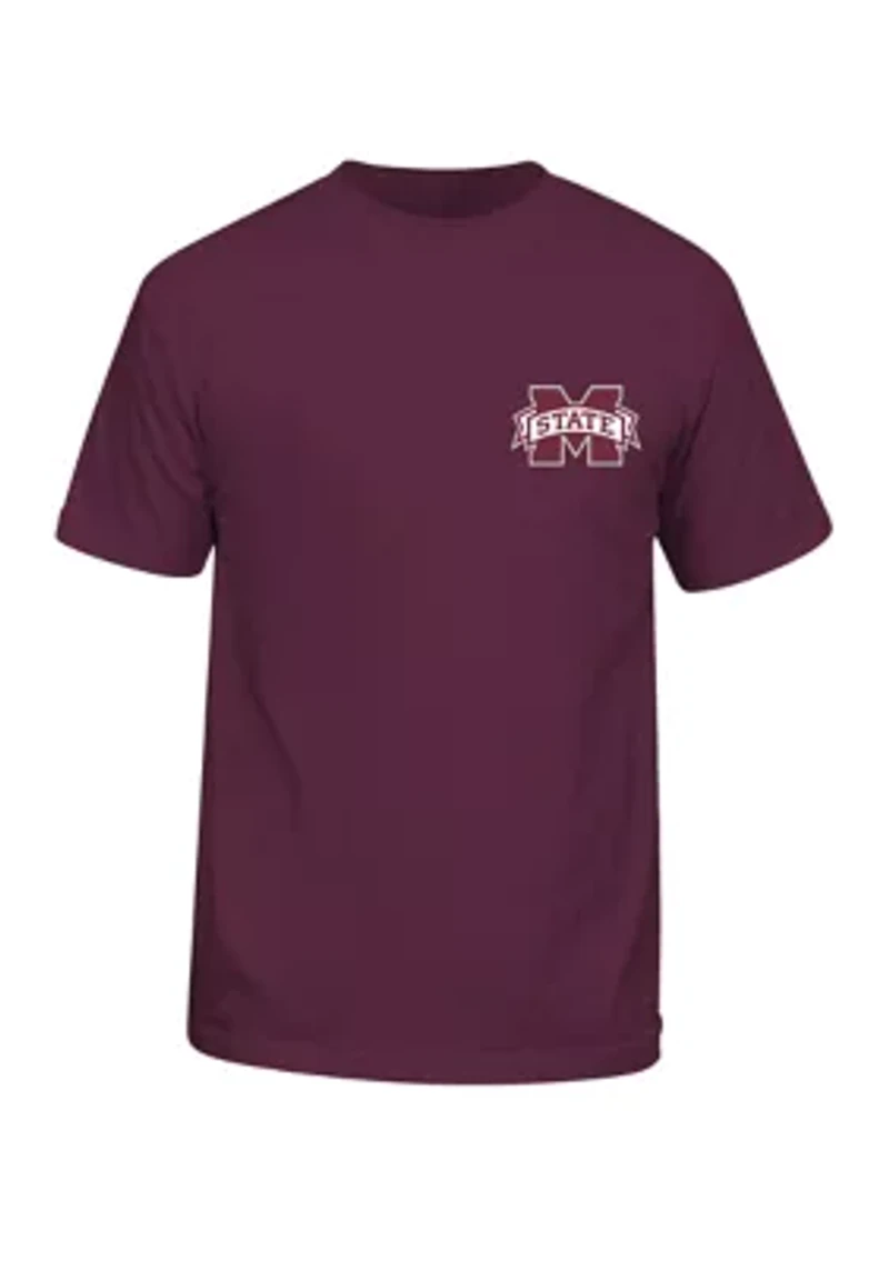 NCAA Mississippi State Bulldogs Straight Hem Graphic T-Shirt