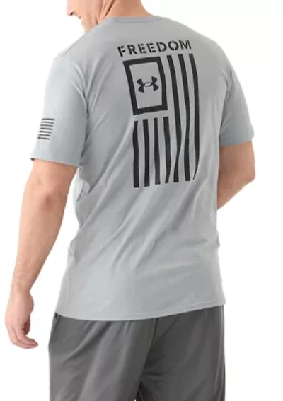 Big & Tall Short Sleeve Freedom Flag Graphic T-Shirt