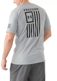 Big & Tall Short Sleeve Freedom Flag Graphic T-Shirt