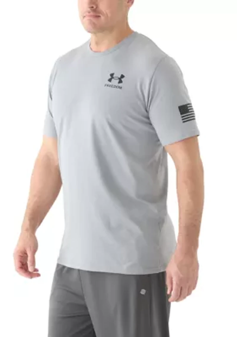 Big & Tall Short Sleeve Freedom Flag Graphic T-Shirt