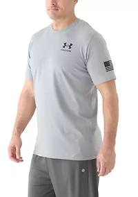 Big & Tall Short Sleeve Freedom Flag Graphic T-Shirt