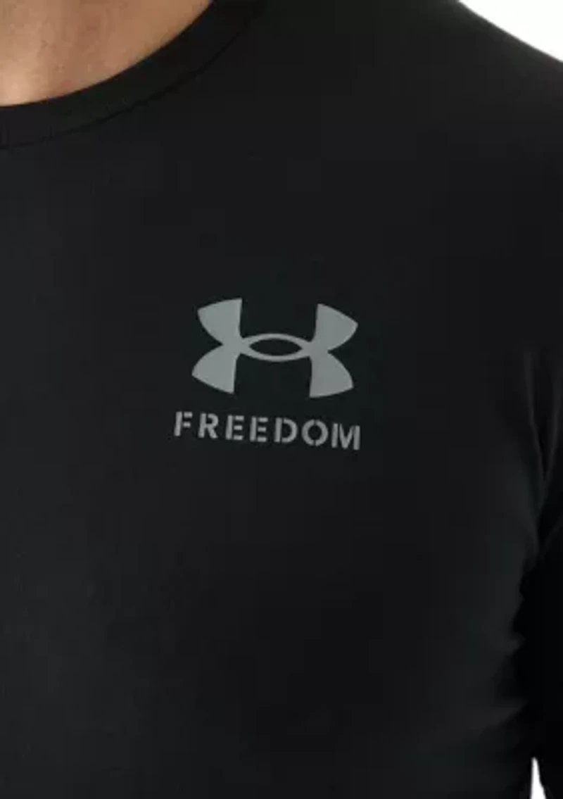 Big & Tall Short Sleeve Freedom Flag Graphic T-Shirt