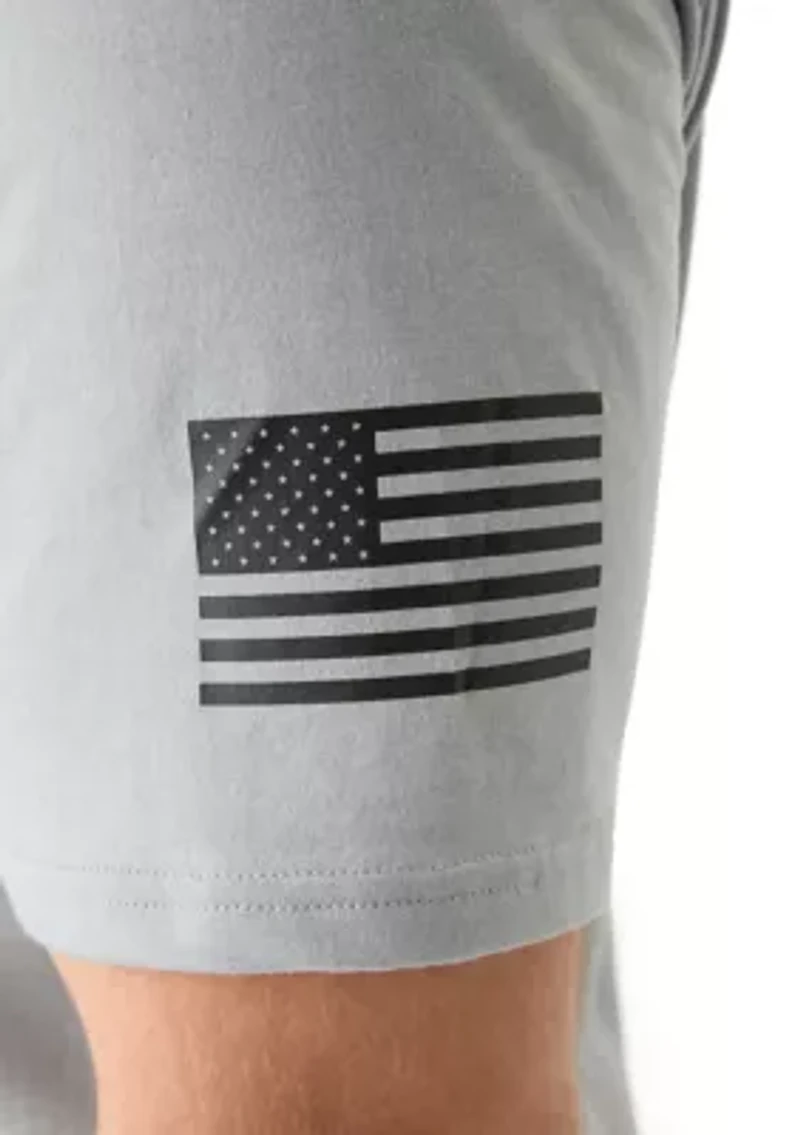 Big & Tall Short Sleeve Freedom Flag Graphic T-Shirt