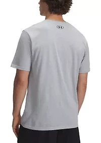 Camo Chest Stripe Graphic T-Shirt