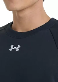 Men's UA Rival Fleece Crew Neck Pullover