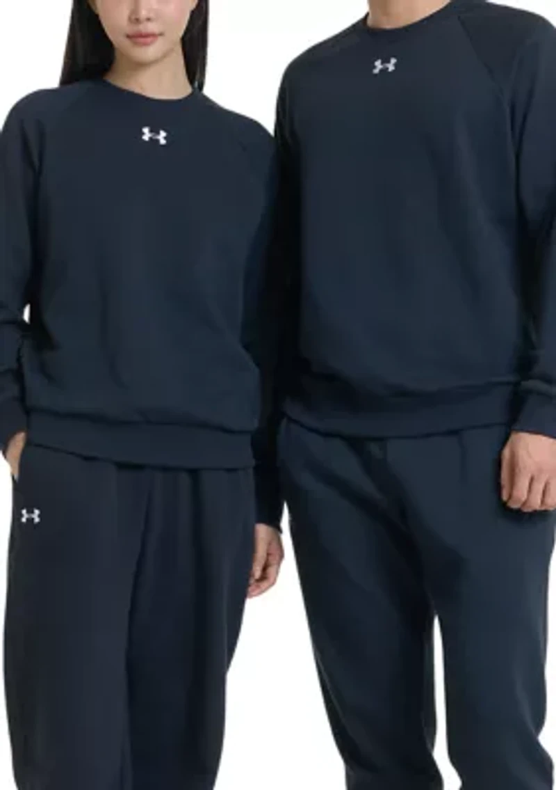 Men's UA Rival Fleece Crew Neck Pullover