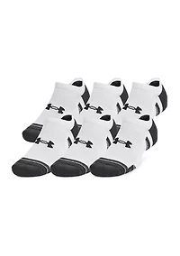 Performance Tech No Show Socks - 6 Pack