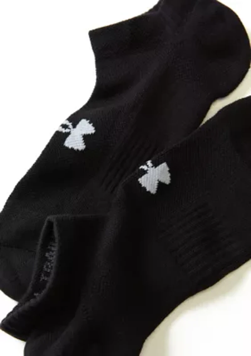 UA Tech No Show Socks - 6 Pack