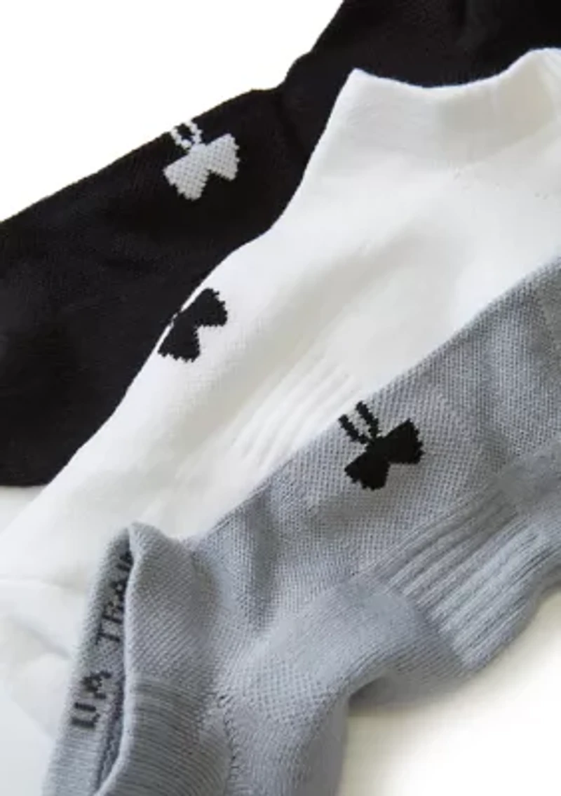 UA Tech No Show Socks - 6 Pack