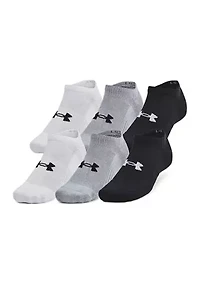 UA Tech No Show Socks - 6 Pack