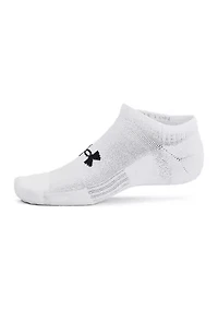 UA Tech No Show Socks - 6 Pack