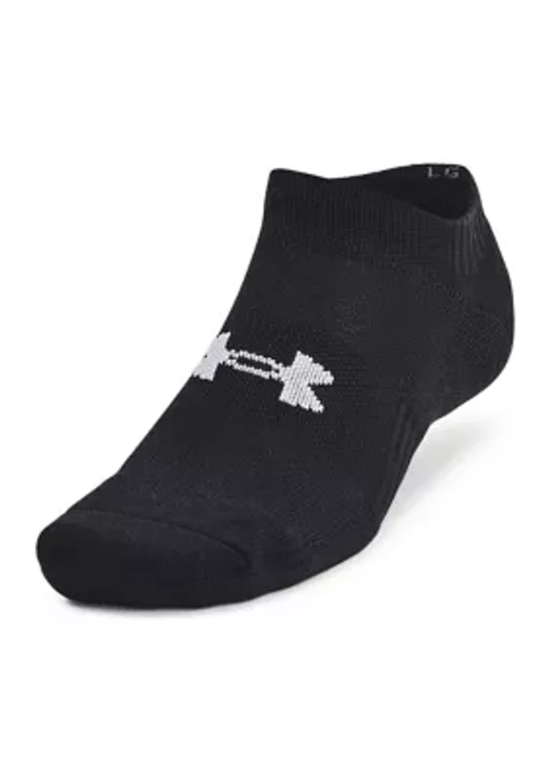 UA Tech No Show Socks - 6 Pack