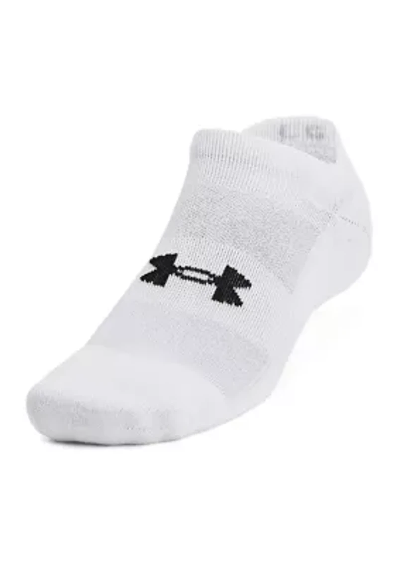 UA Tech No Show Socks - 6 Pack