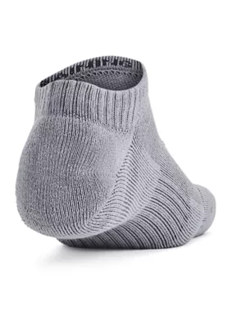 UA Tech No Show Socks - 6 Pack