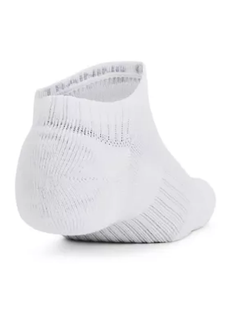 UA Tech No Show Socks - 6 Pack