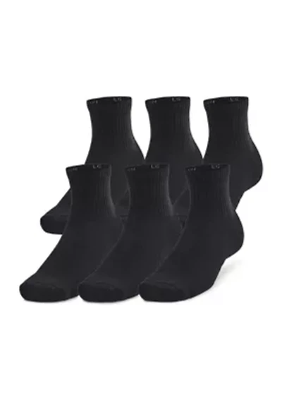 Quarter Socks - 6 Pack