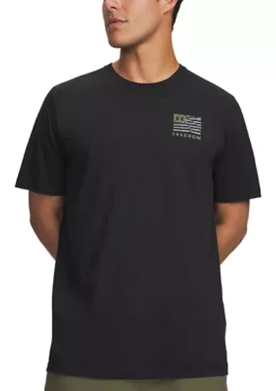 Big & Tall Short Sleeve Freedom Flag USA Shirt