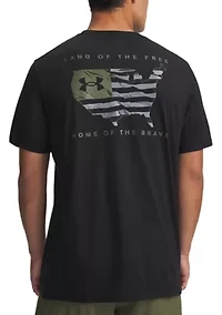 Big & Tall Short Sleeve Freedom Flag USA Shirt
