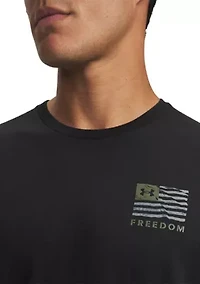 Big & Tall Short Sleeve Freedom Flag USA Shirt