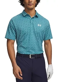 Big & Tall Print Polo SHirt