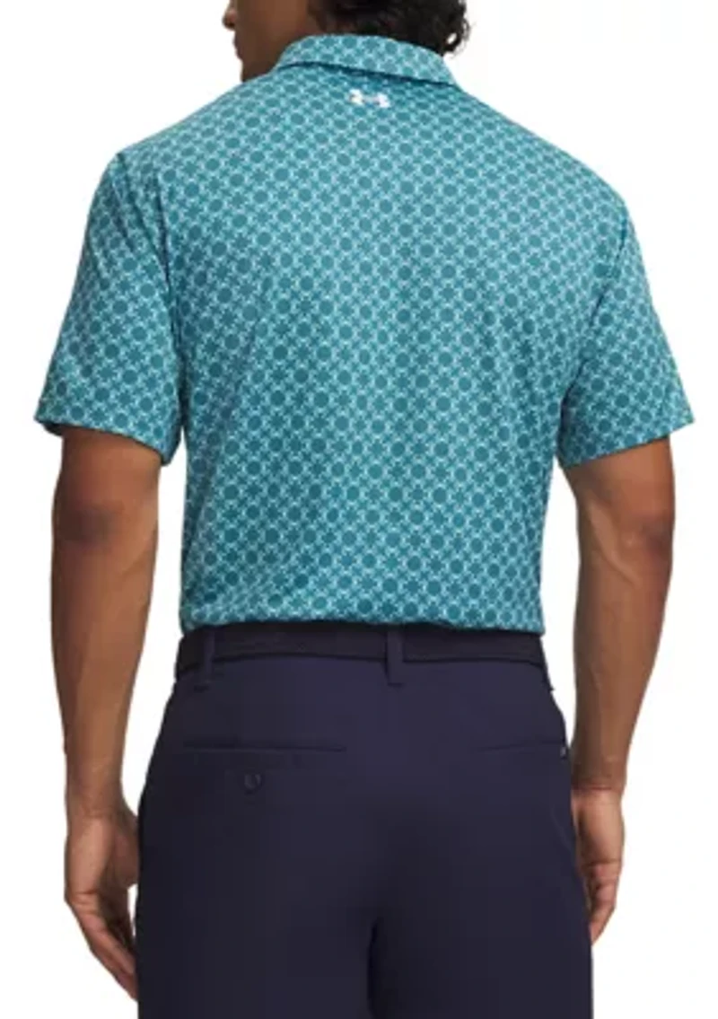 Big & Tall Print Polo SHirt