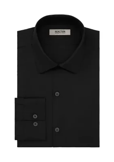 Reaction Techni-Cole, Slim Fit, Tonal Stripe Dress Shirt