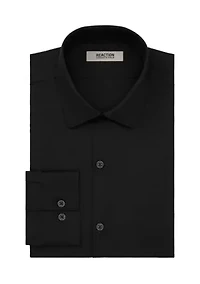 Reaction Techni-Cole, Slim Fit, Tonal Stripe Dress Shirt