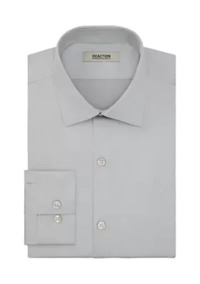 Reaction Techni-Cole, Slim Fit, Tonal Stripe Dress Shirt