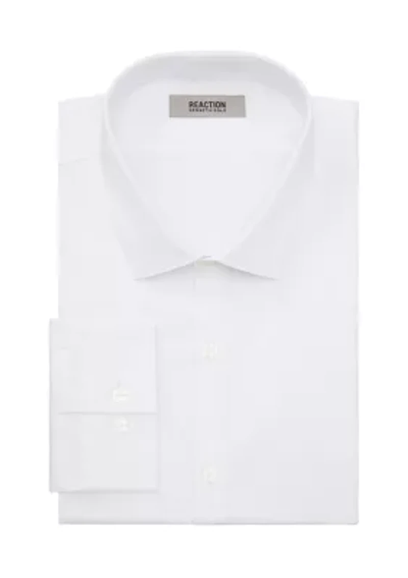 Reaction Techni-Cole, Slim Fit, Tonal Stripe Dress Shirt