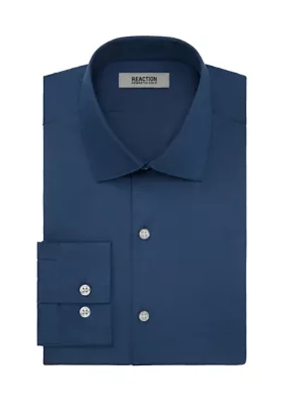 Reaction Techni-Cole, Slim Fit, Tonal Stripe Dress Shirt