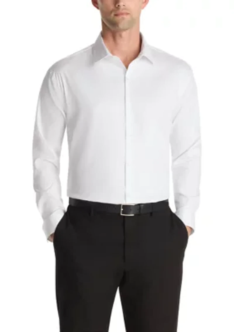 Reaction Techni-Cole, Slim Fit, Tonal Stripe Dress Shirt