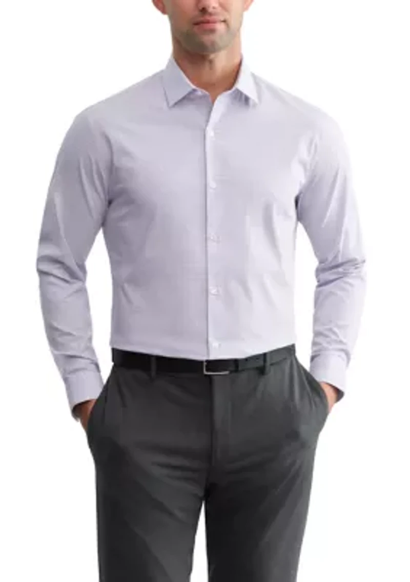 Men's Reaction Techni-Cole Slim Fit Dress Shirt