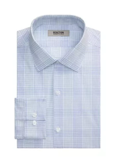 Men's Slim Fit Plaid Shirt