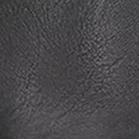 Men's Quilted Faux Leather Racer Jacket