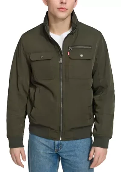 2 Chest Pocket Poly Twill Jacket