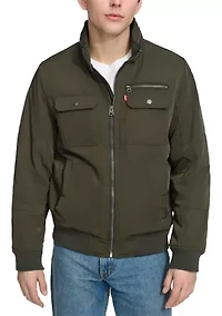 2 Chest Pocket Poly Twill Jacket