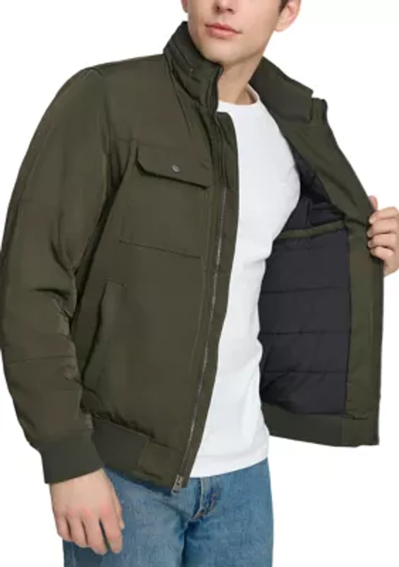 2 Chest Pocket Poly Twill Jacket