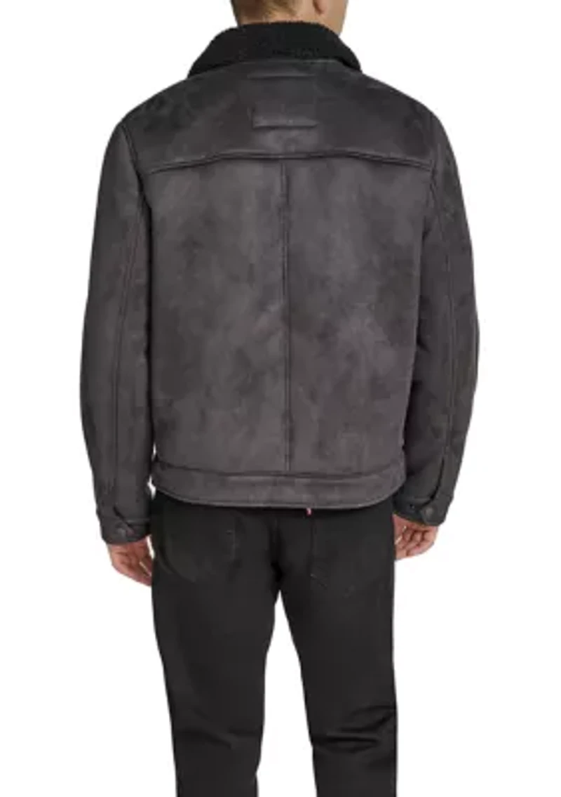 Faux Shearling Trucker Jacket