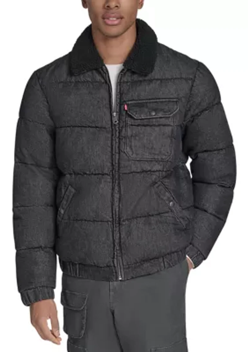 Men's Quilted Denim Depot Jacket