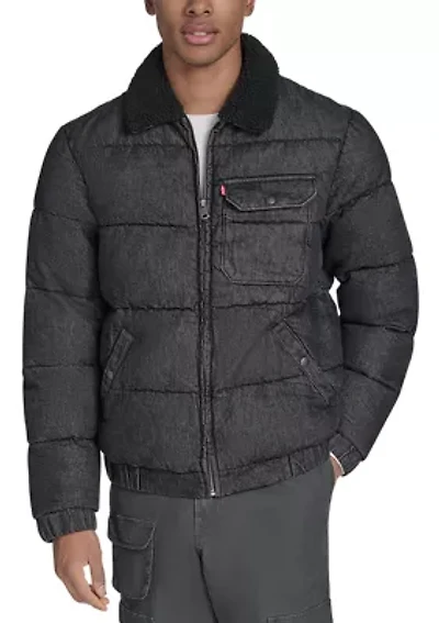 Men's Quilted Denim Depot Jacket